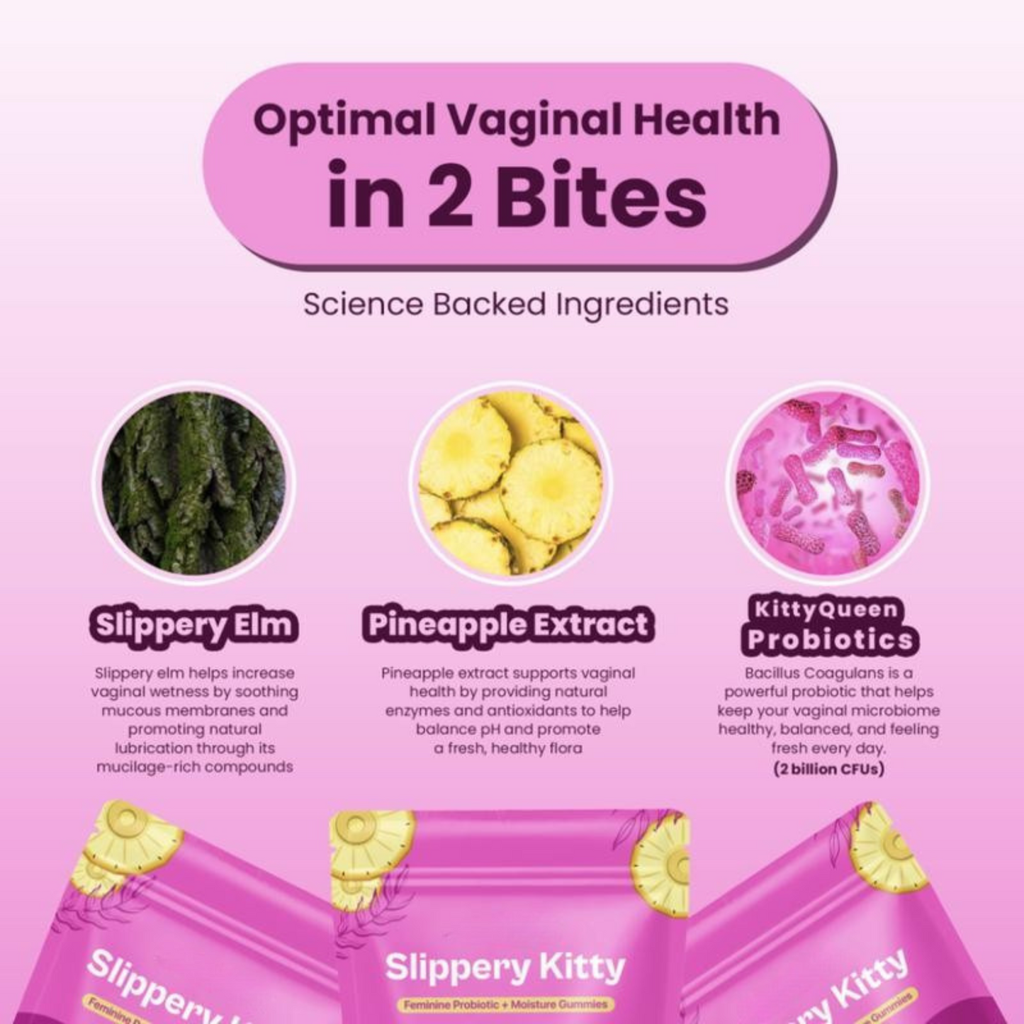 slippery kitty probiotic gummies