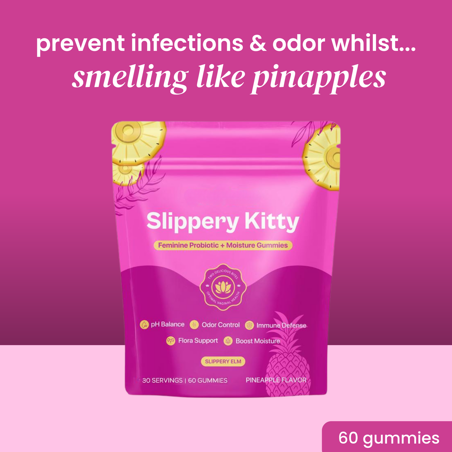 slippery kitty probiotic gummies